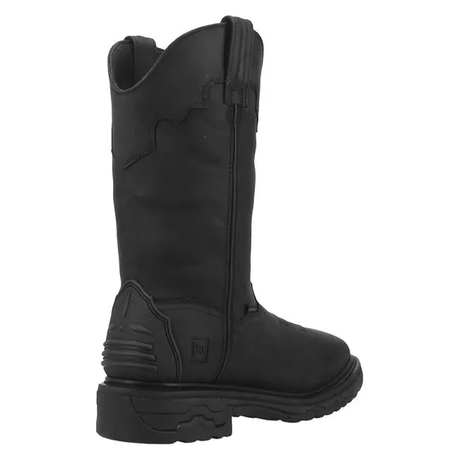 Dan Post Men's Black Leather Blayde Waterproof Cowboy Work Boot DP66450 Low Top Trendy
