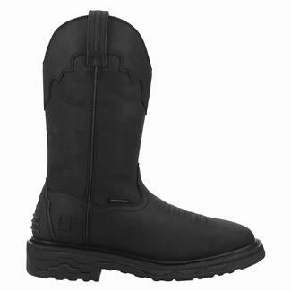 Leather Comfort Dan Post Men's Black Leather Blayde Waterproof Cowboy Work Boot DP66450