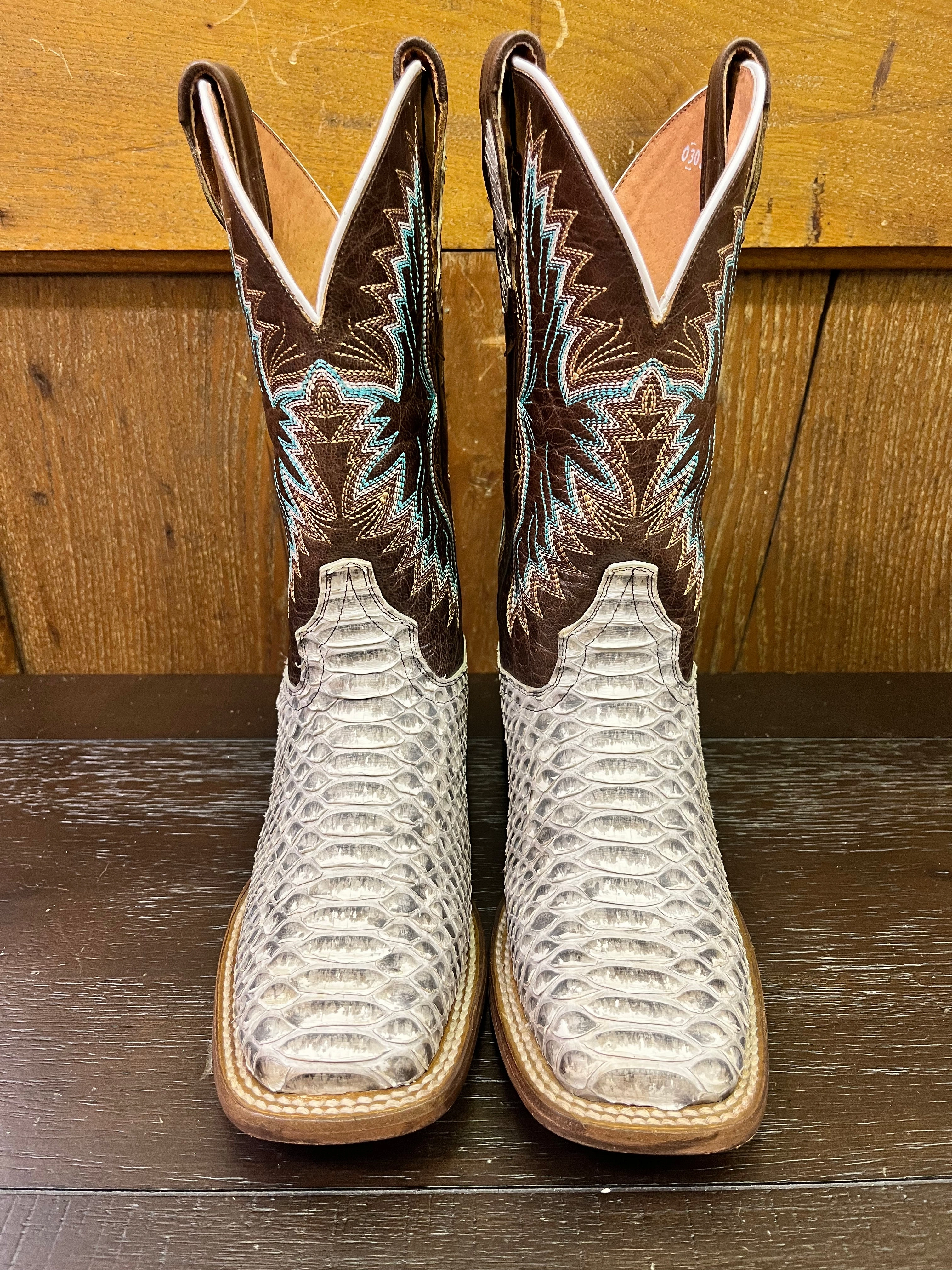 Dan Post Women's Rynna Python Cowgirl Boots DP4168 Picnic Ground Force