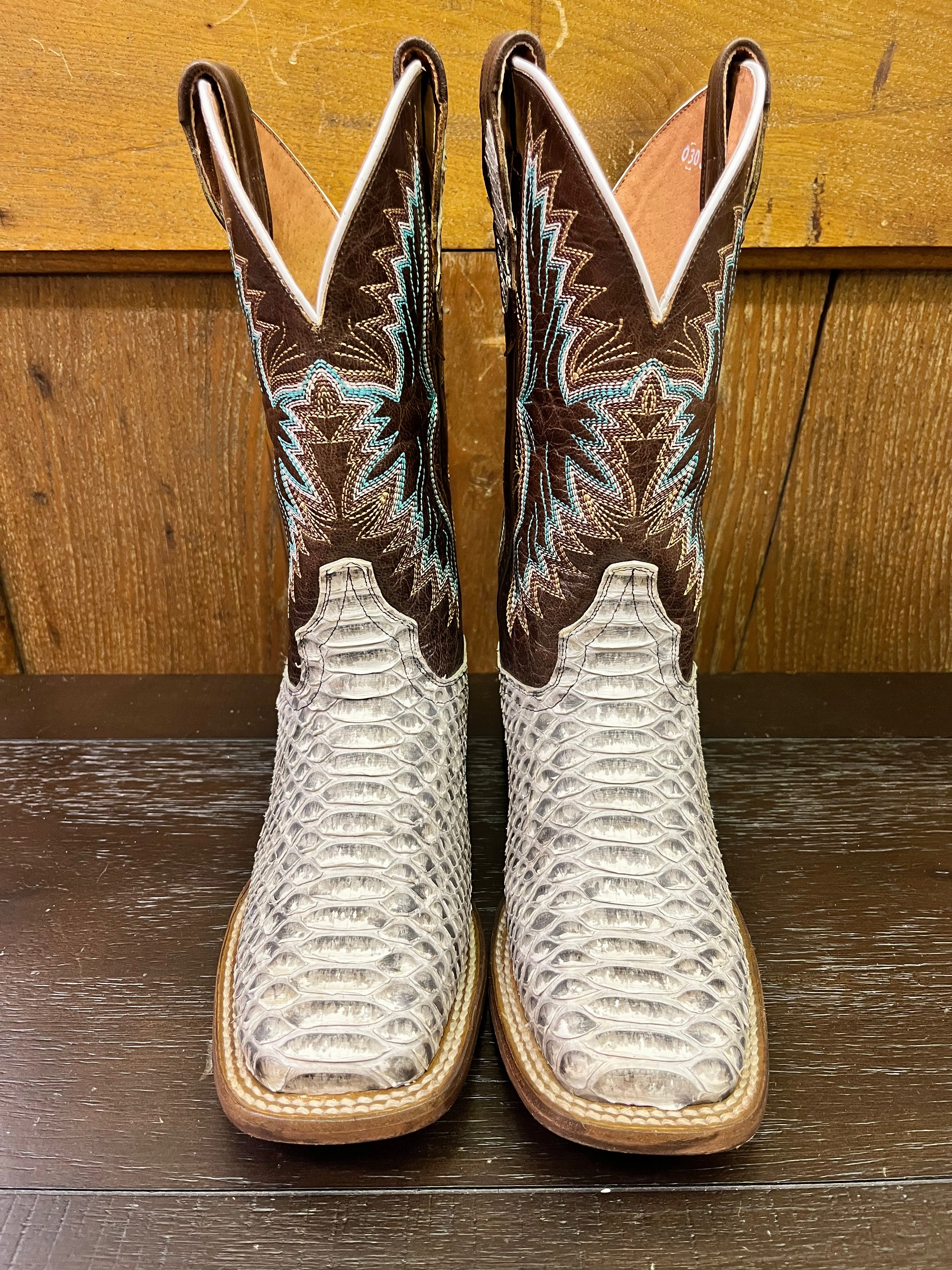Dan Post Women's Rynna Python Cowgirl Boots DP4168 Picnic Ground Force