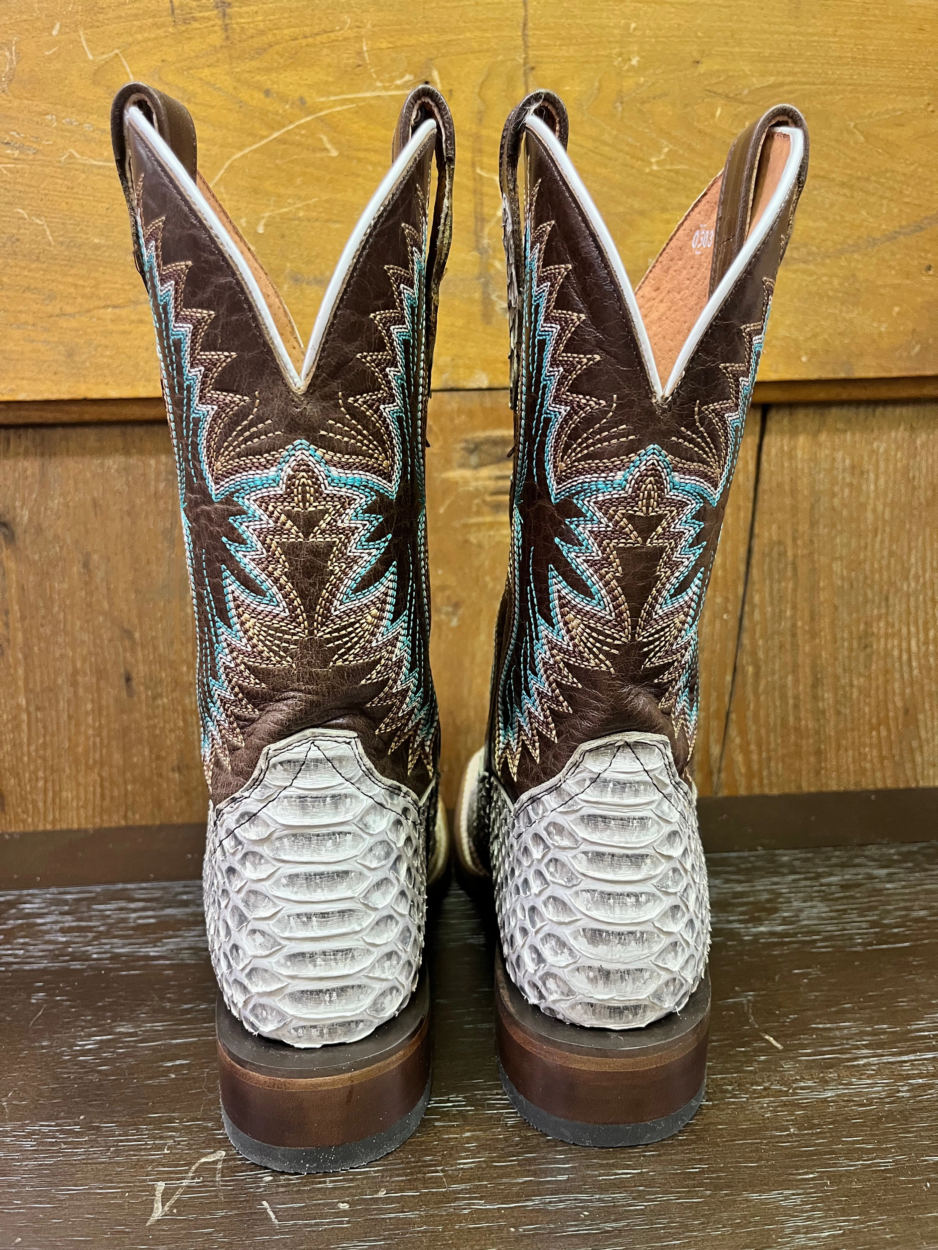 Dan Post Women's Rynna Python Cowgirl Boots DP4168 Multi Surface