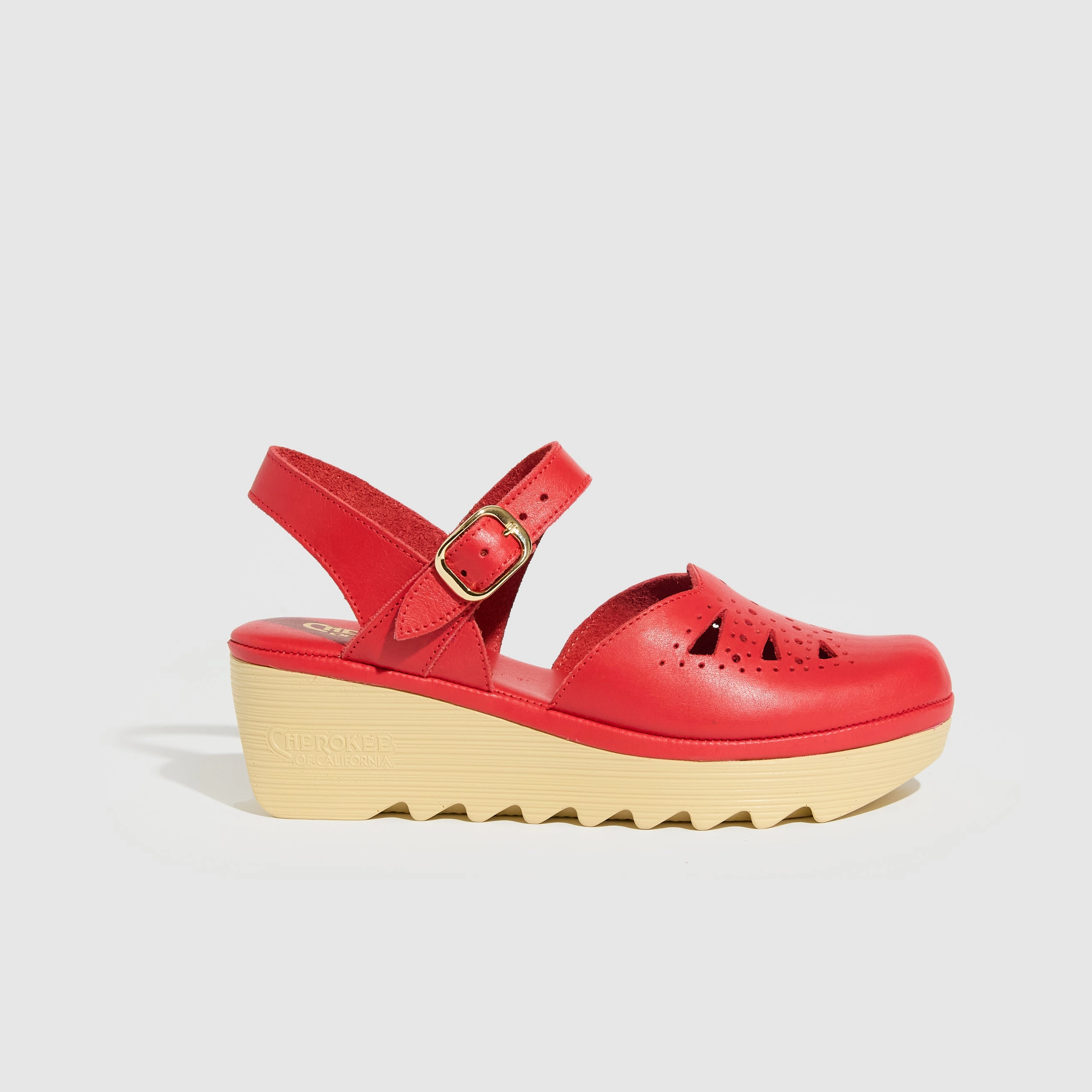 Chic Footwear for Summer Danae Mid Beep Red Nubuck