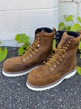 Grip Support Chukka Silhouette Danner Men's Cedar River Brown 8" Waterproof Aluminum Moc Toe Work Boot 14303