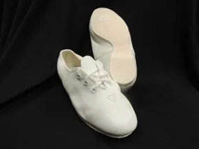 Darlene -- Women's Full Rubber Sole Jazz Oxford -- White Petite Fit Any Path