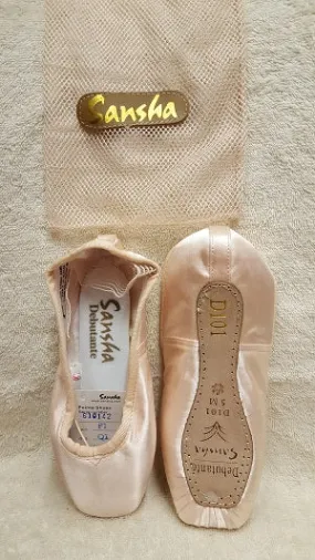 Stable base Mesh Upper Debutante -- Demi-Pointe Shoe -- Peach Pink Satin