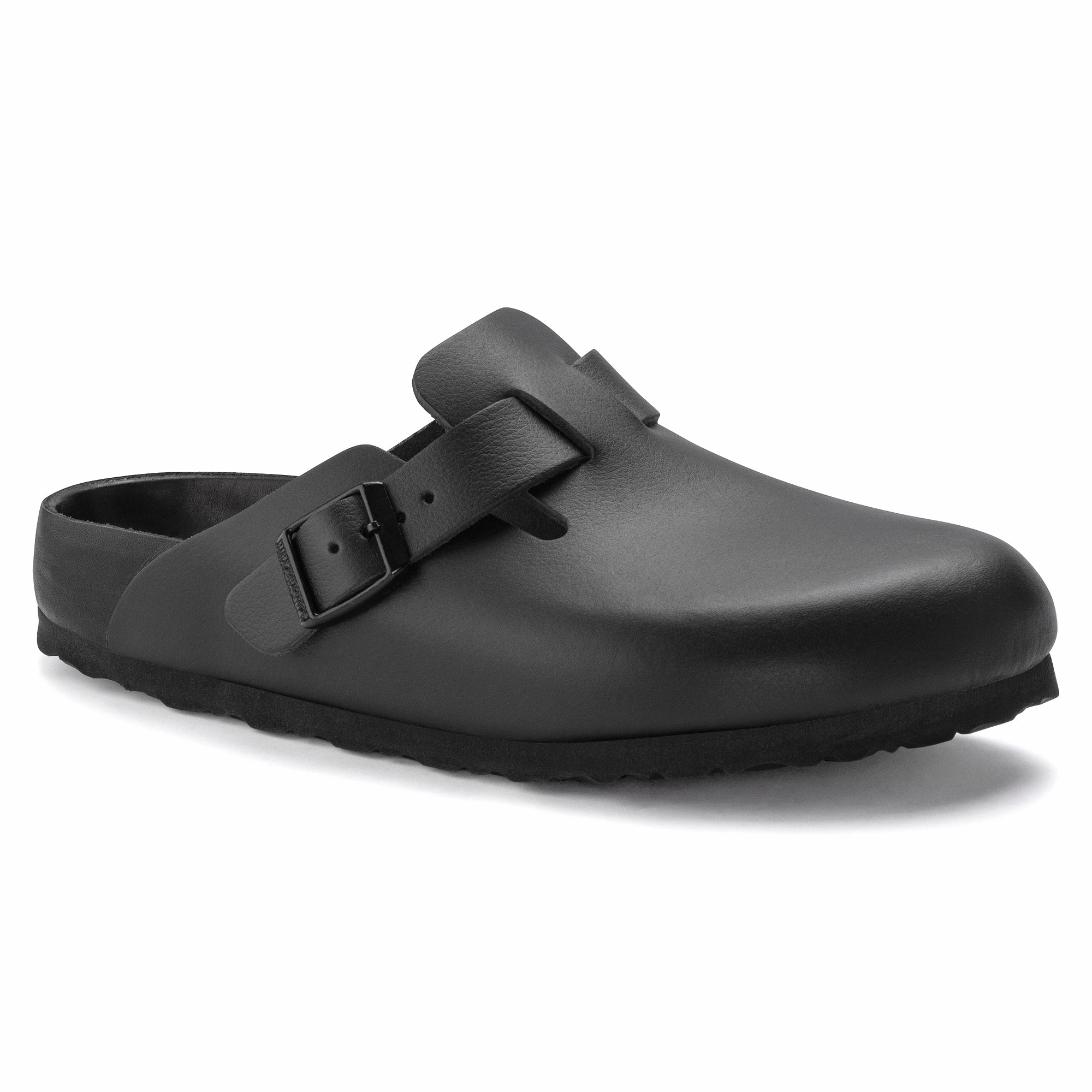Boston Exquisite | Leather | Black - Clog - Birkenstock