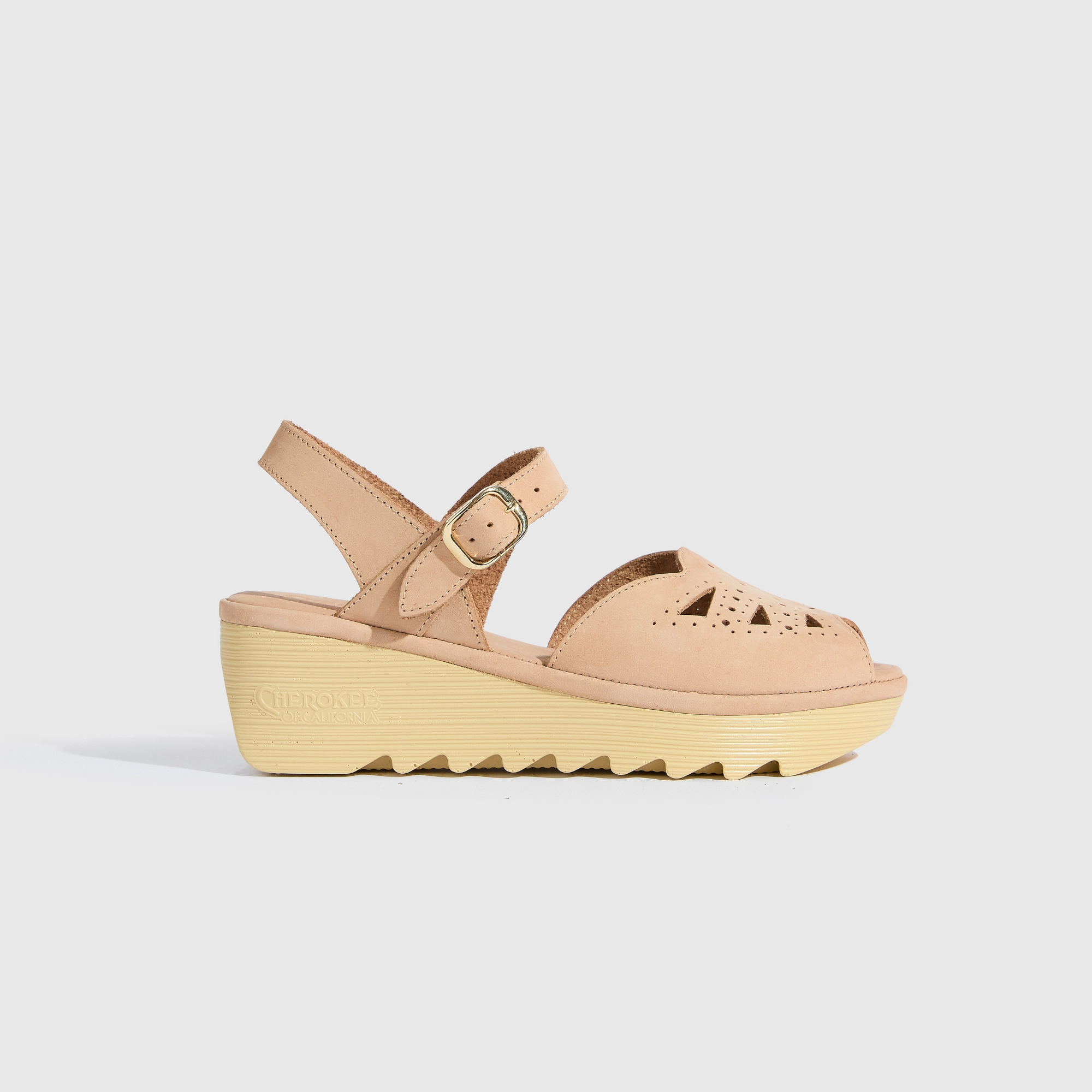 Pastel Soft Diana Mid Beep Tan - Nubuck Leather