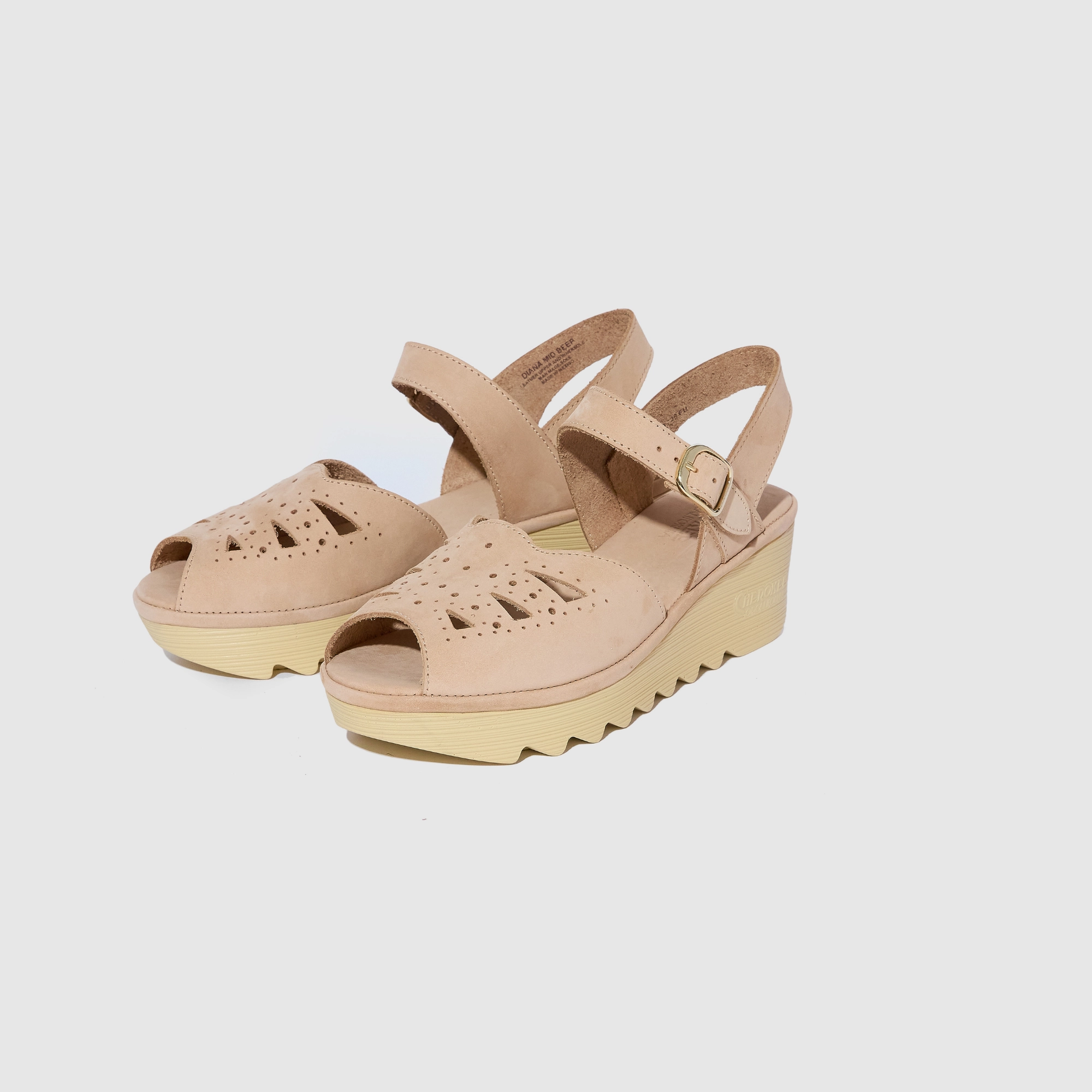 Diana Mid Beep Tan - Nubuck Leather Sandal Accessories