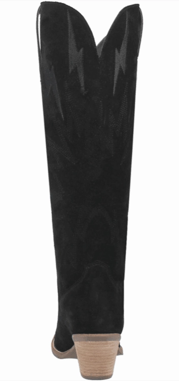 Dingo Women's Black Thunder Road Snip Toe Cowgirl Boots DI597-BK Heavy Duty Support Weekend Fit