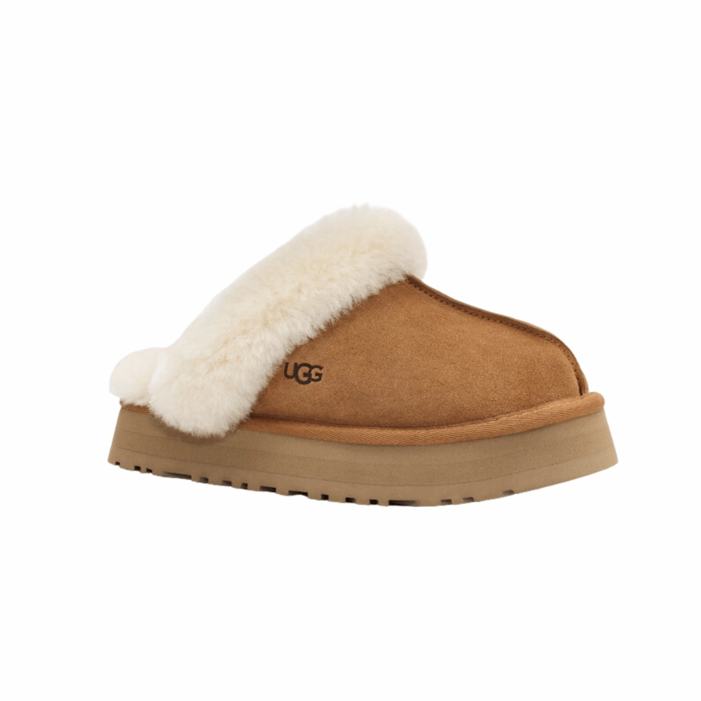 Disquette | Women | Suede/Sheepskin | Chestnut Zen Step