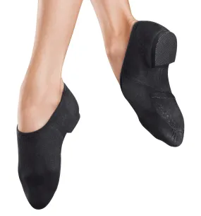 Fresh Drop Pond Walk Dorothy -- Women's Stretch Canvas Split Sole Jazz Slip-On -- Black