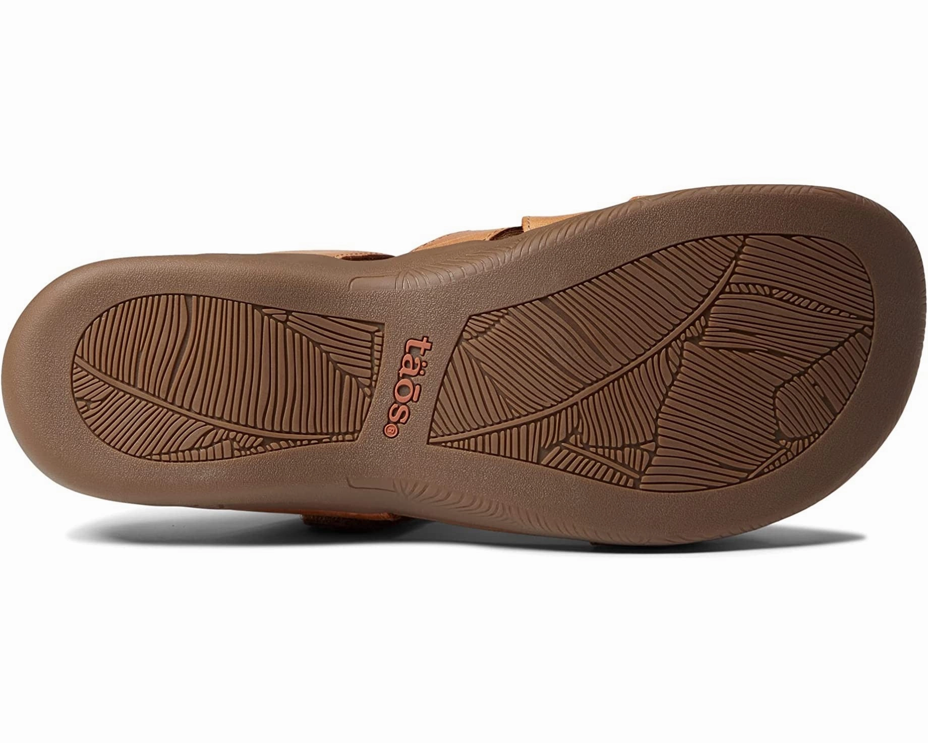 Chic Sandals for Vacation Double U | Leather | Caramel