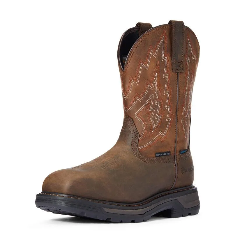 Outdoor Lifestyle Ariat Men's Big Rig Waterproof Composite Toe Work Boot 10033993