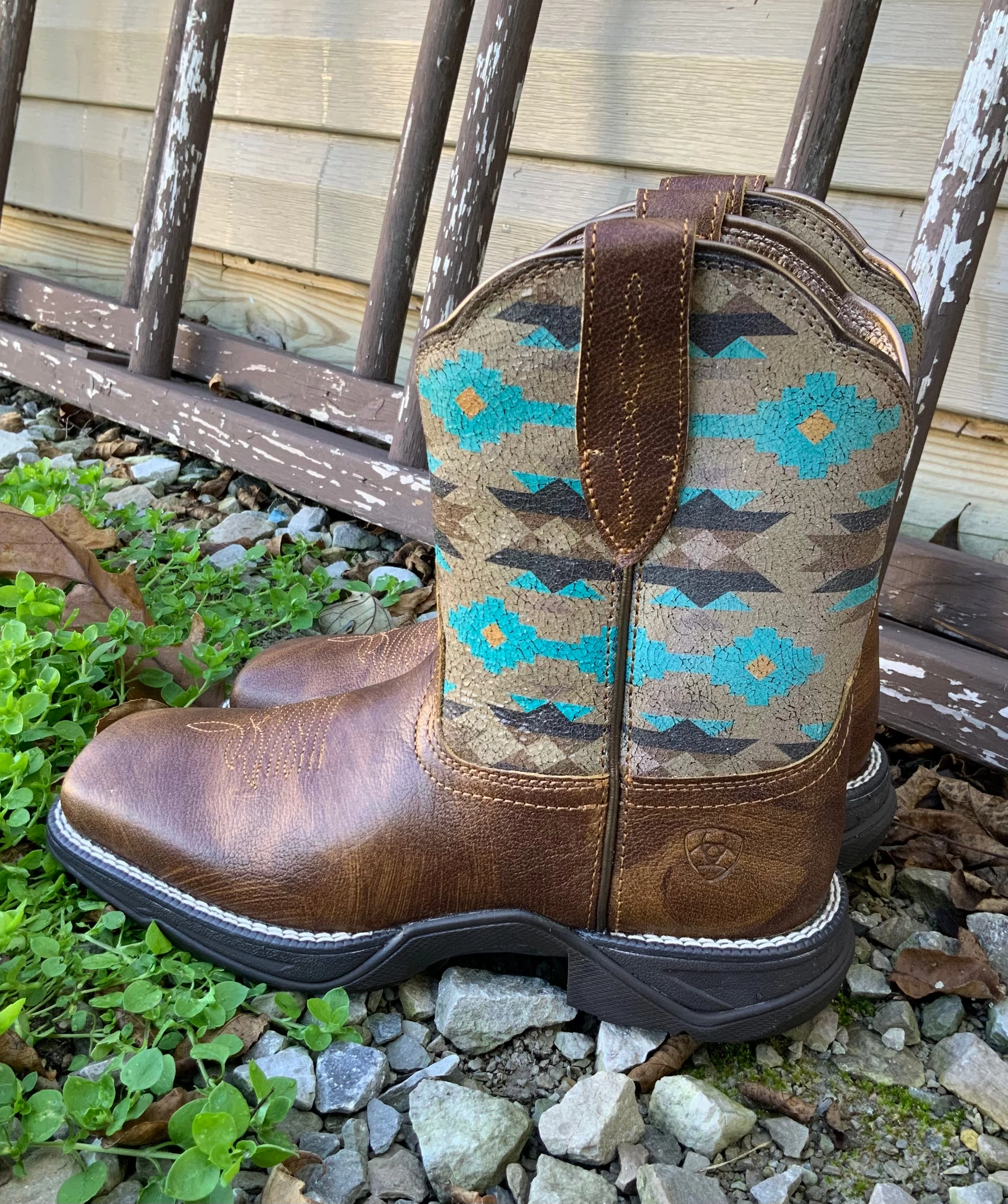 Sweat Wicking Water Resistant Ariat Women's Dry Taupe Anthem Savanna Square Toe Shortie Boot 10042576