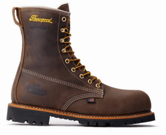 Lightweight Design Thorogood Men's American Legacy Crazyhorse 8" Waterproof 400g Insulated Nano Safety Toe Lace Up Work Boots 804-4520