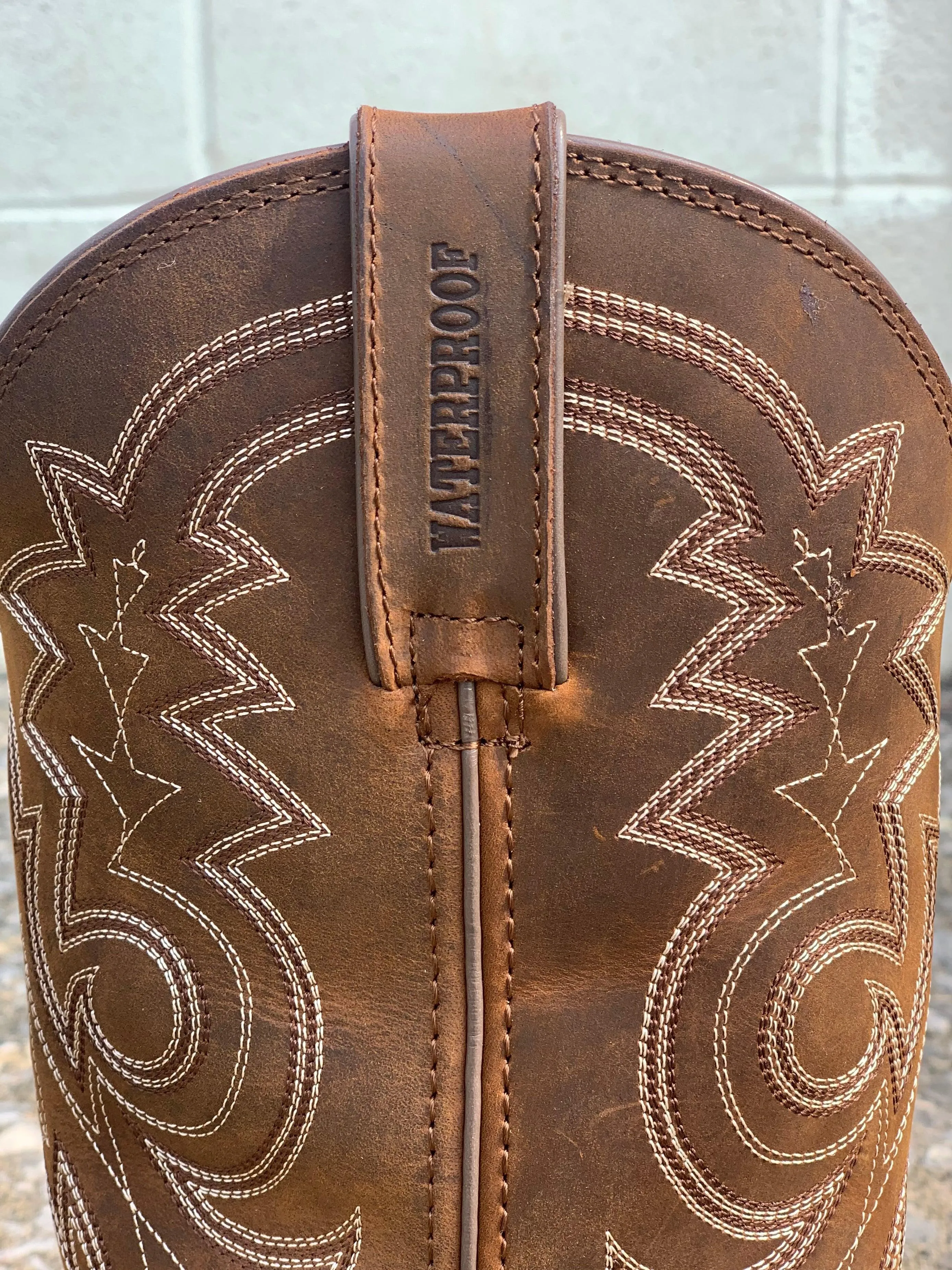 Durango Rebel Work Brown Steel Toe Waterproof Square Toe Work Boots DDB0389 Comfortable