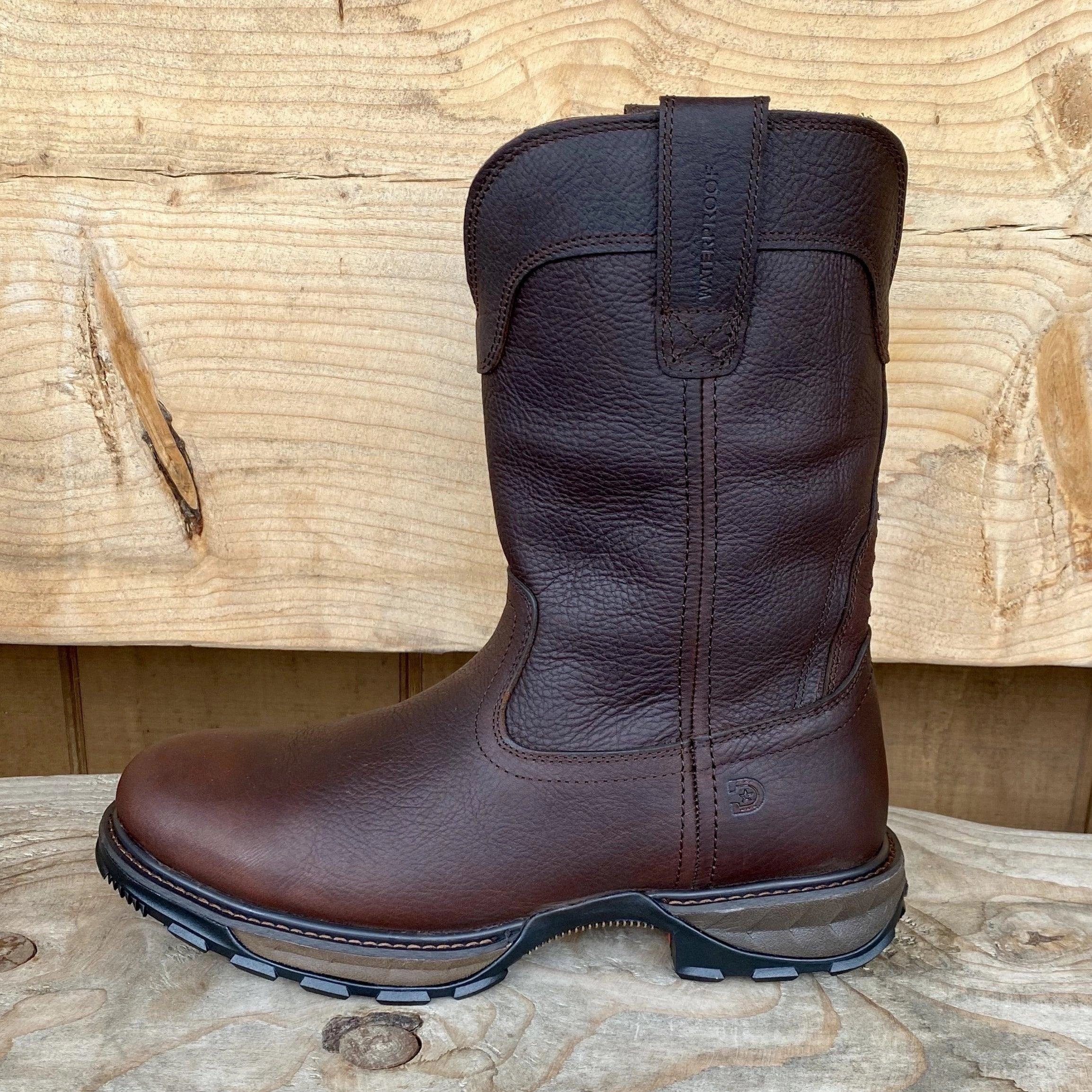 Rugged Look Durango Men's Maverick Dark Brown Waterproof Round Toe Work Boots DDB0332