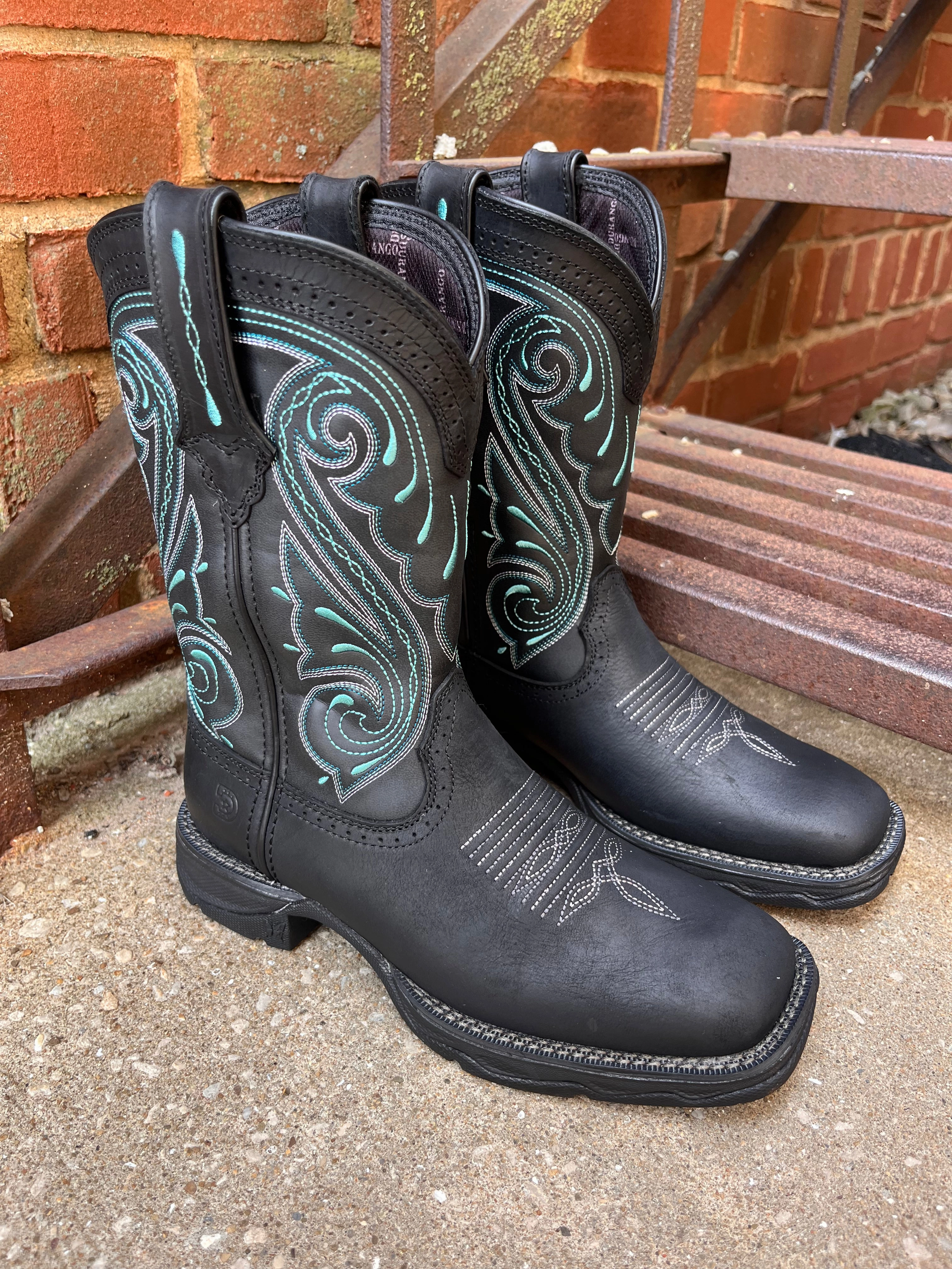 Durango Womens Rebel Black Western Midnight Sky Cowgirl Boots DRD0462 Stylish And Functional Snow Ready
