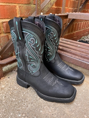 Durango Womens Rebel Black Western Midnight Sky Cowgirl Boots DRD0462 Stylish And Functional Snow Ready