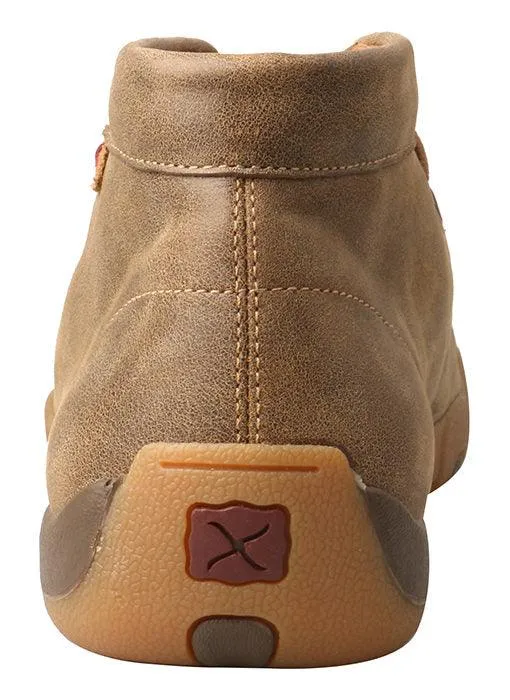 Twisted X Men's Bomber Leather Diamond Pattern Driving Moccasins MDM0076 Leather Touch Valley Run