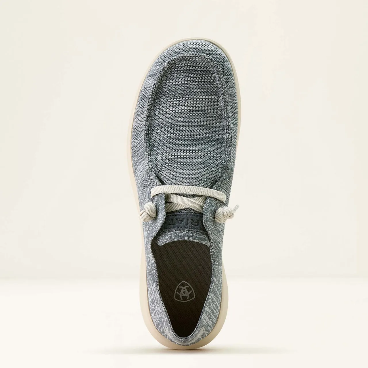 Elastic Fitness Ariat Men's Medium Grey Knit Hilo Casual Shoe 10064054