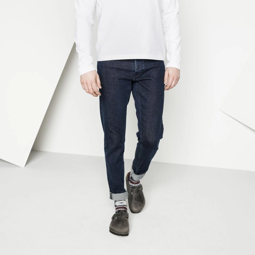 Boston | Soft Footbed | Oiled Leather | Iron Family Fit