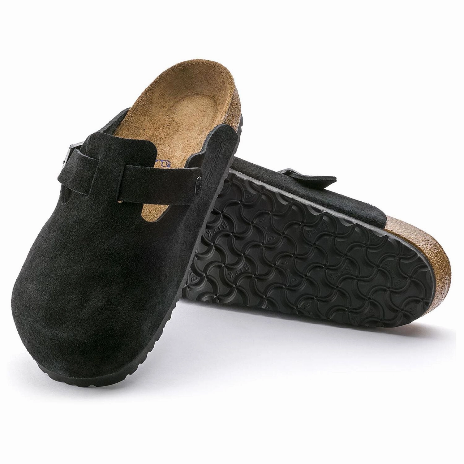 Boston | Soft Footbed | Suede | Black Gift Easy Soft