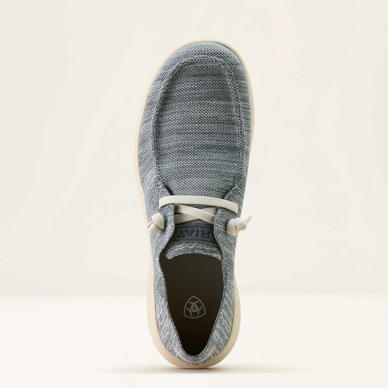 Elastic Fitness Ariat Men's Medium Grey Knit Hilo Casual Shoe 10064054