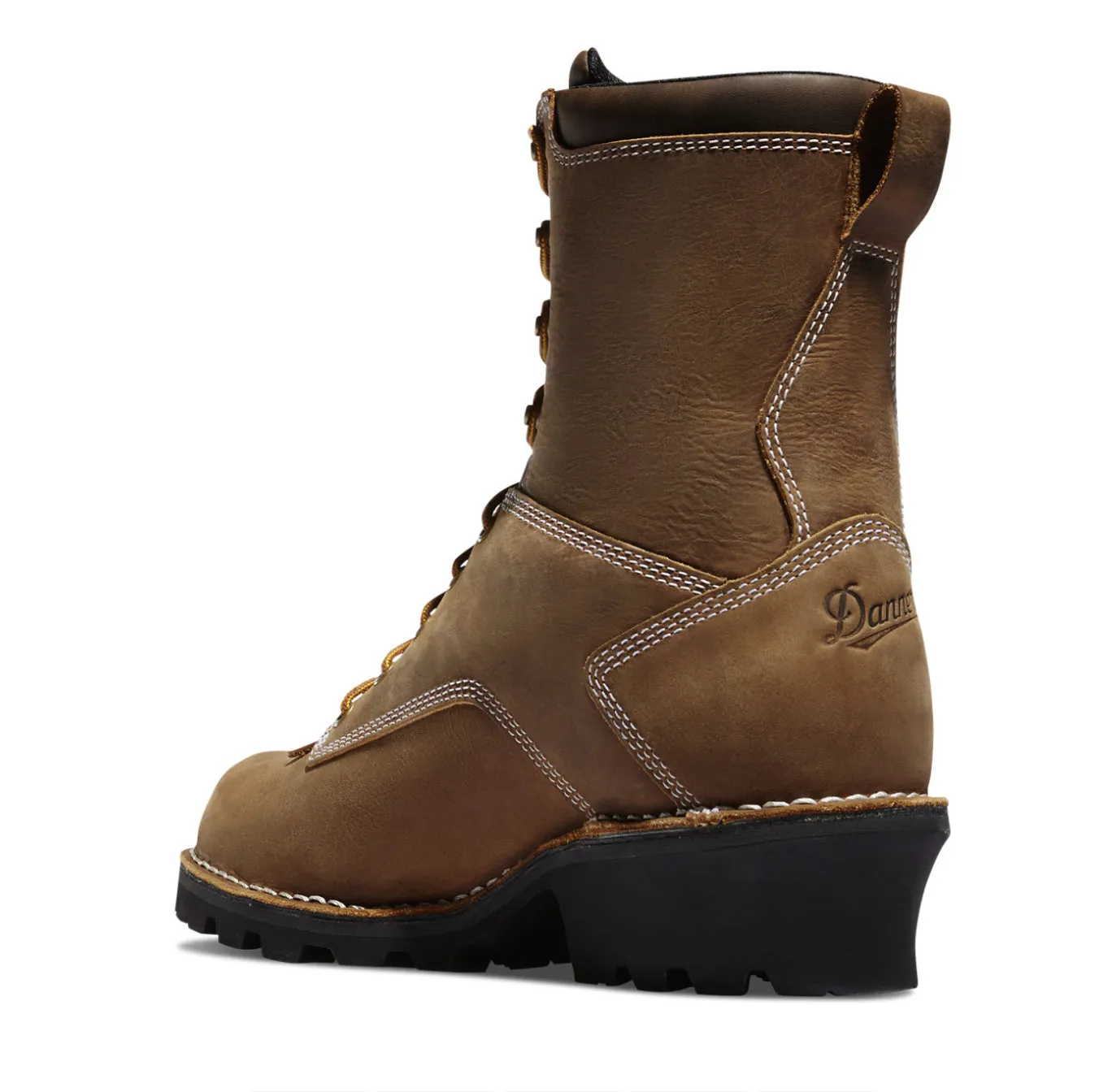 Danner 8" Brown Lace Up Waterproof Logger Work Boot 15439 High-Quality Footwear Breathable Material