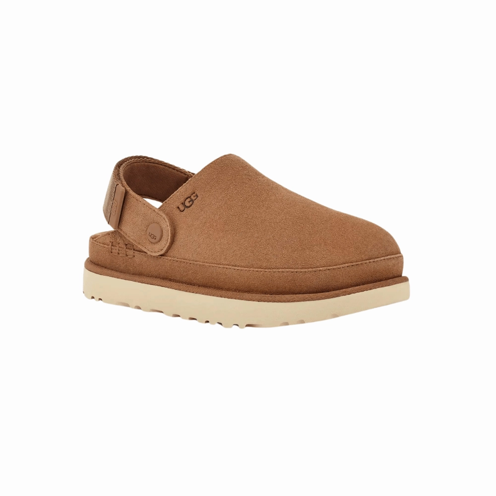Goldenstar Clog | Women | Suede | Chestnut Hero Walk French Soft