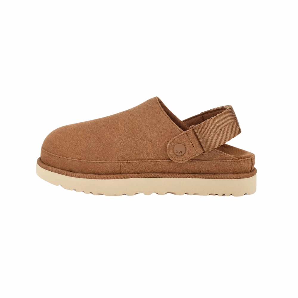 Goldenstar Clog | Women | Suede | Chestnut Toe box Picnic Easy