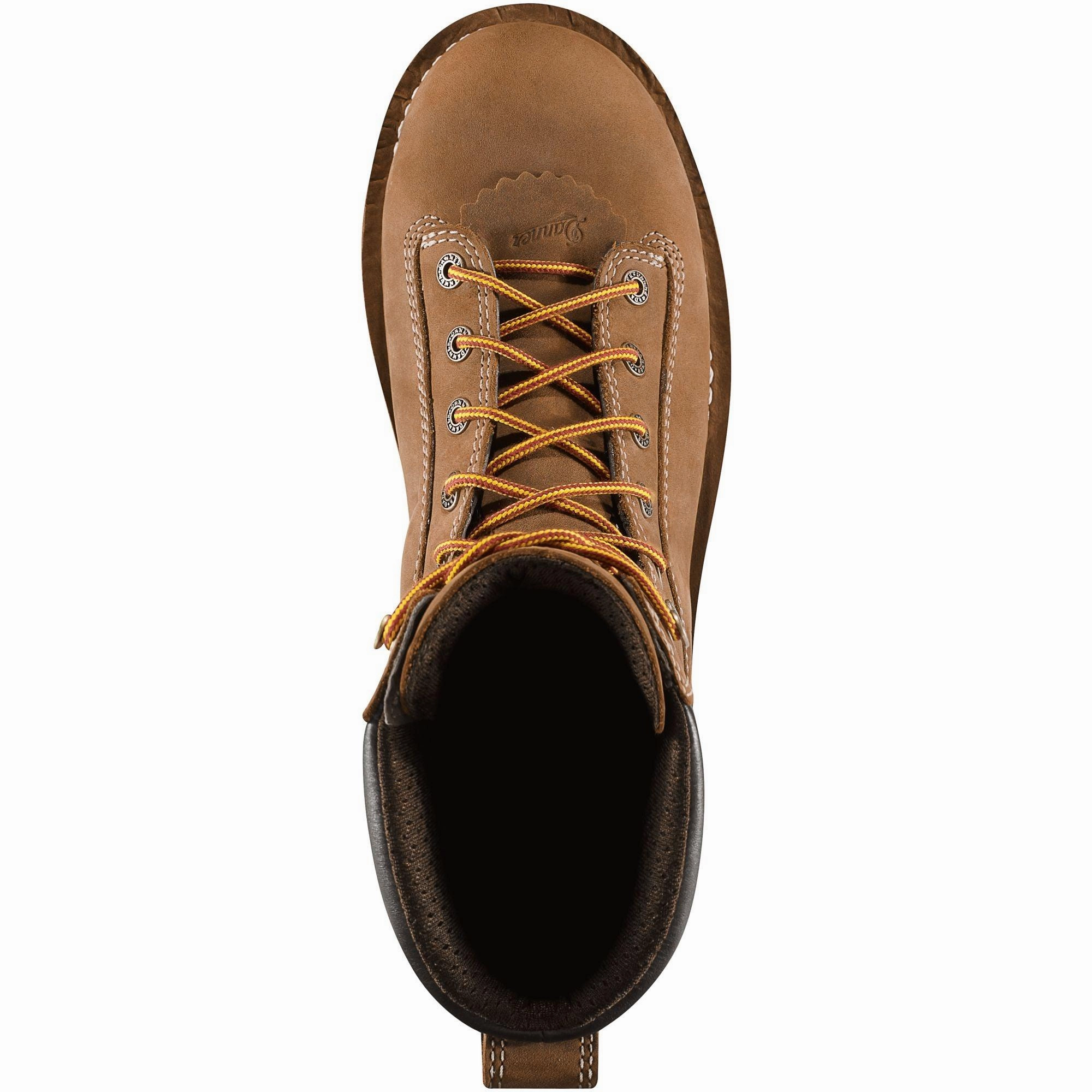 Danner 8" Quarry USA Distressed Brown Alloy Toe Work Boot 17317 Outdoor Explore Family Reunion