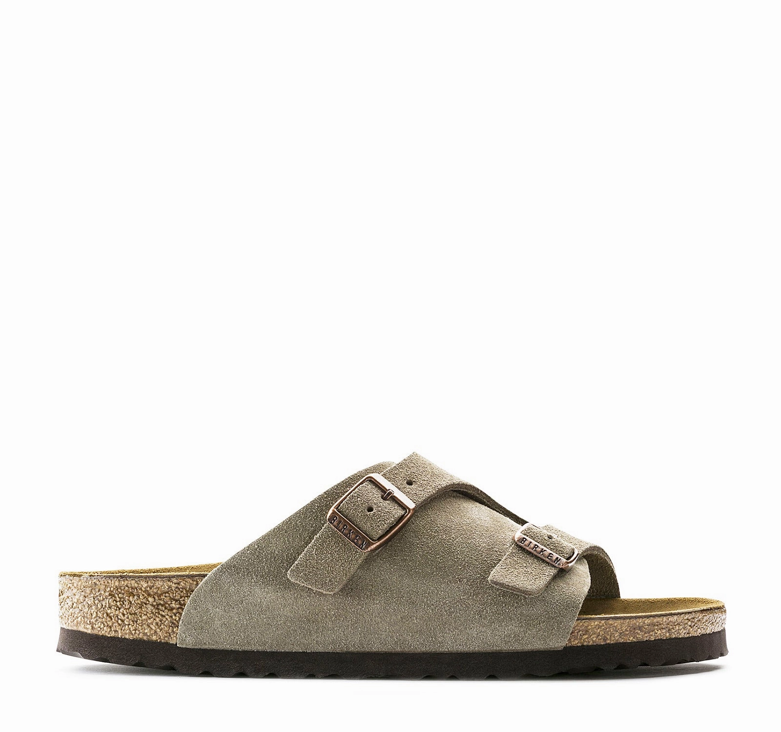 Birkenstock Zurich Suede Leather Sandal Elastic Straps Casual Summer Shoes