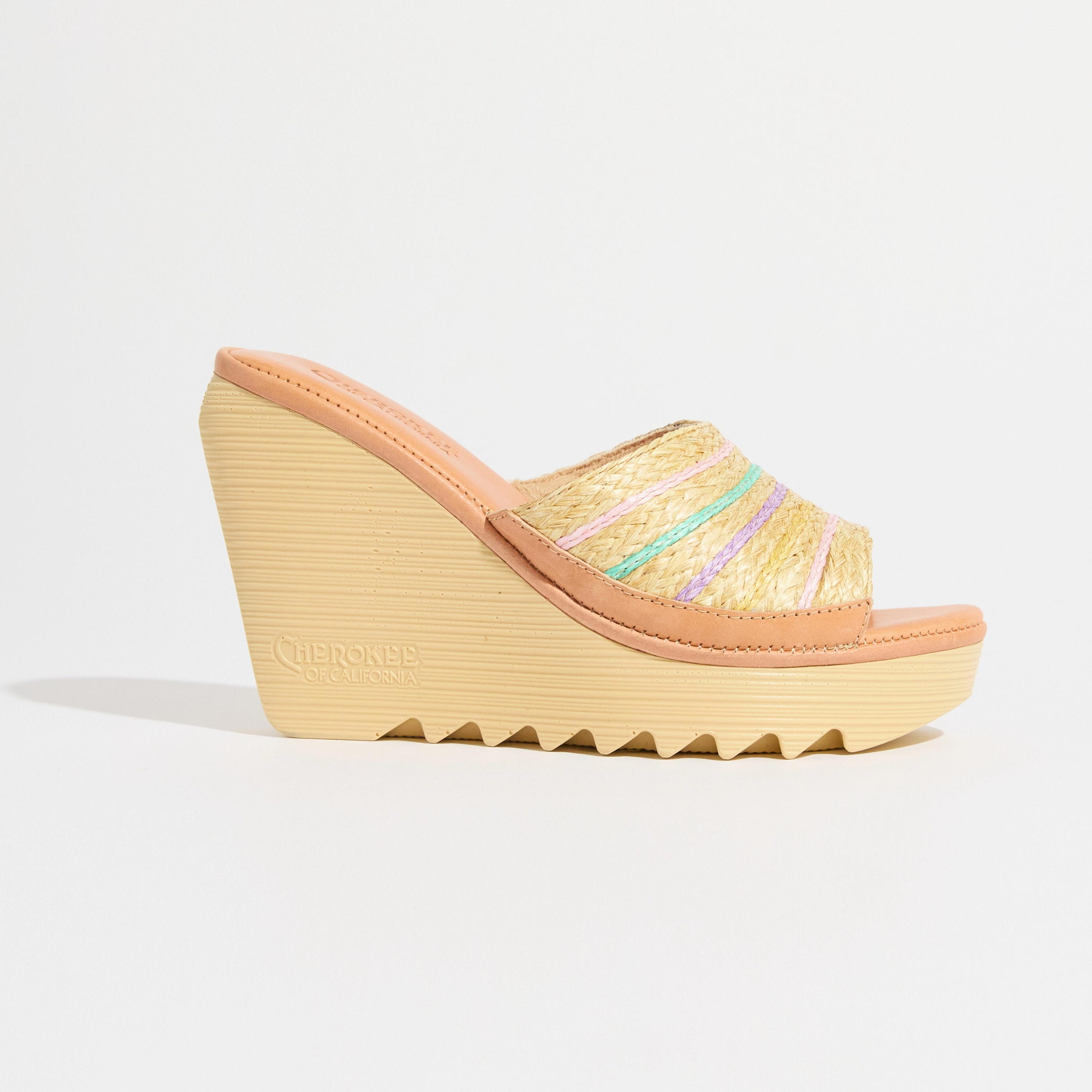 Stretchable Farrah High Beep - Natural Leather