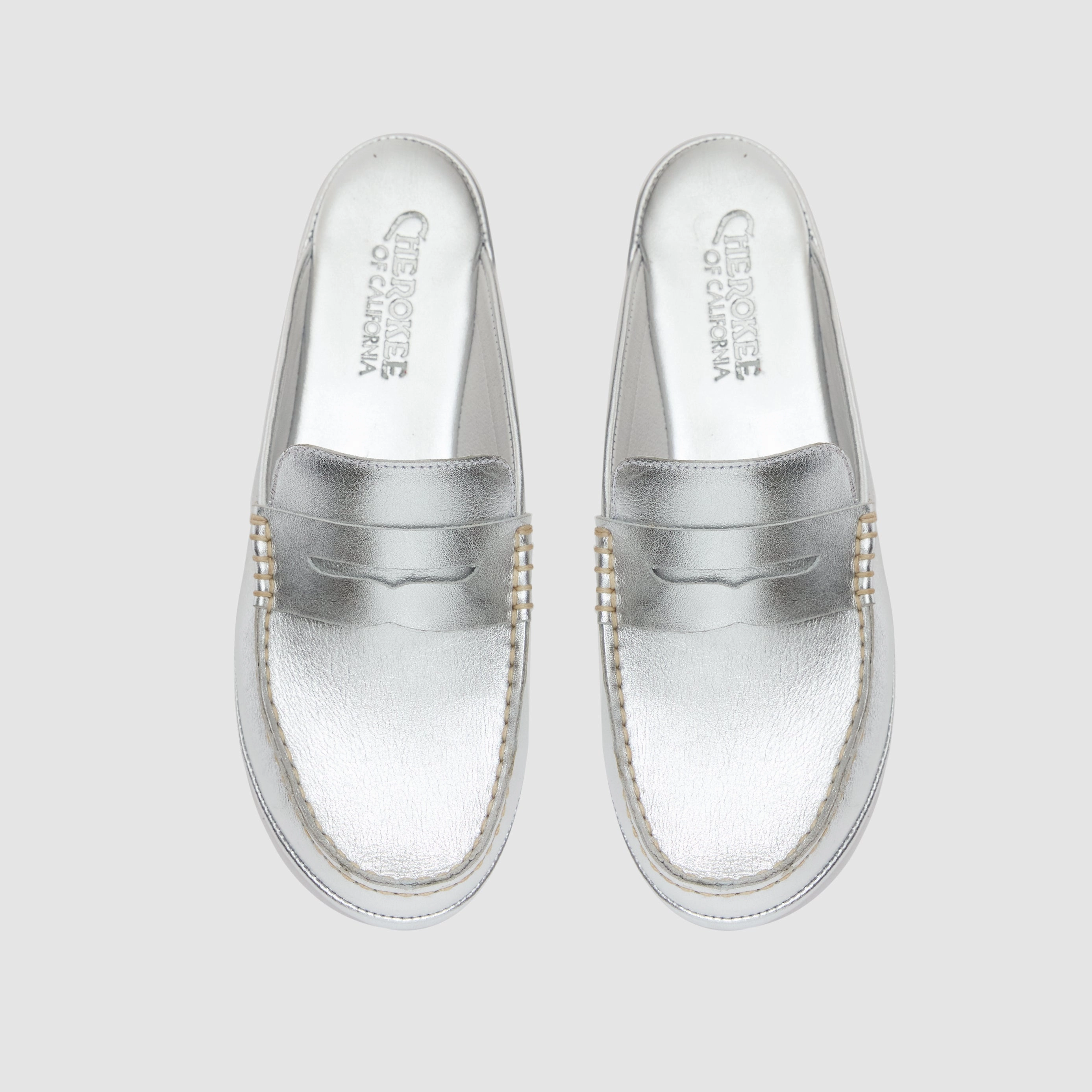 Travel Days Slip On Style Penny Mid Beep Silver