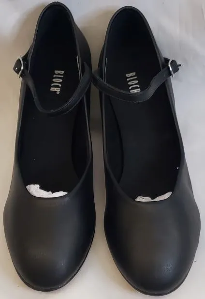 2" Diva -- Women's  Instep Strap Character Shoe -- Black Gel Soft Durable Build Hiking Trails