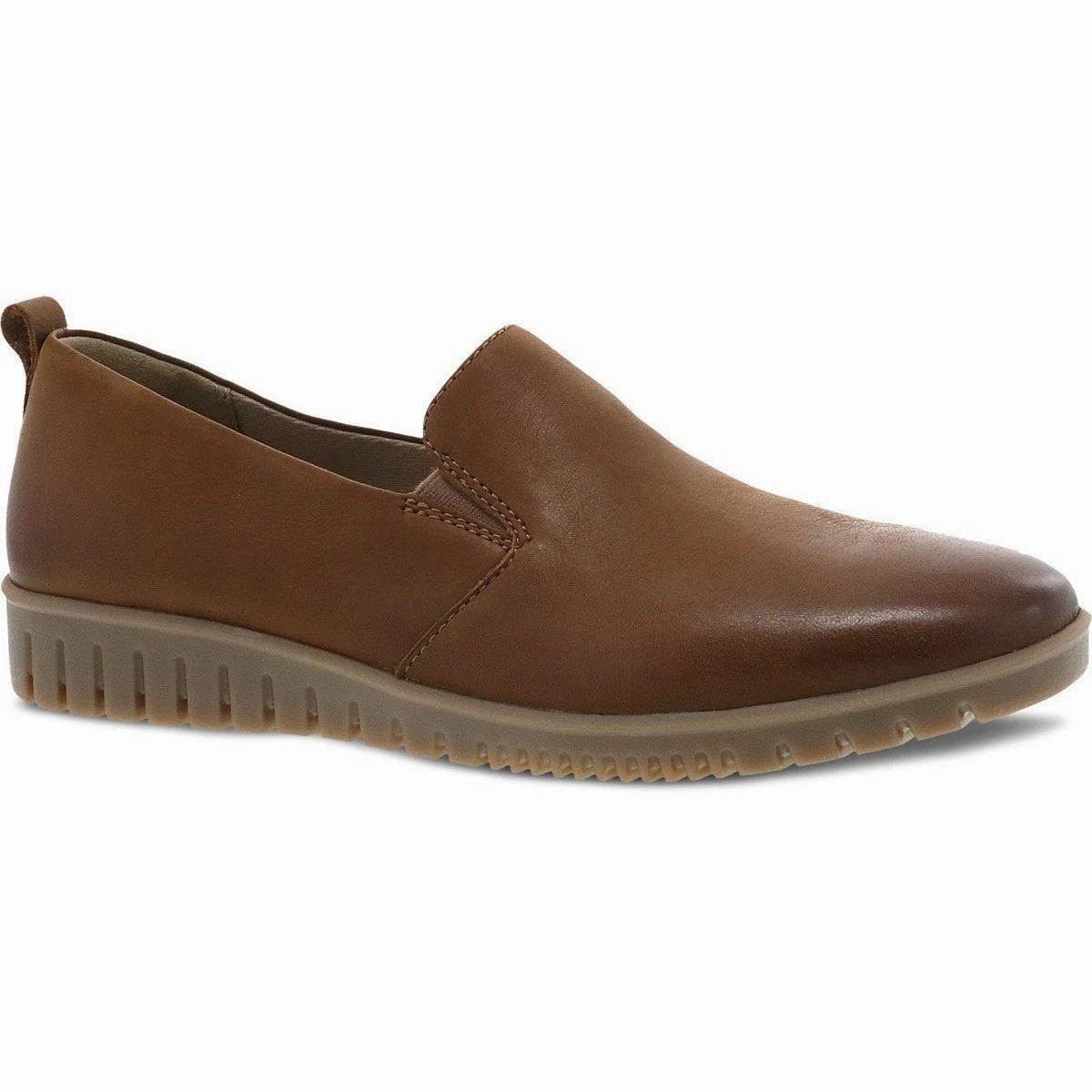 Linley | Burnished Calf | Tan Comfort Heel