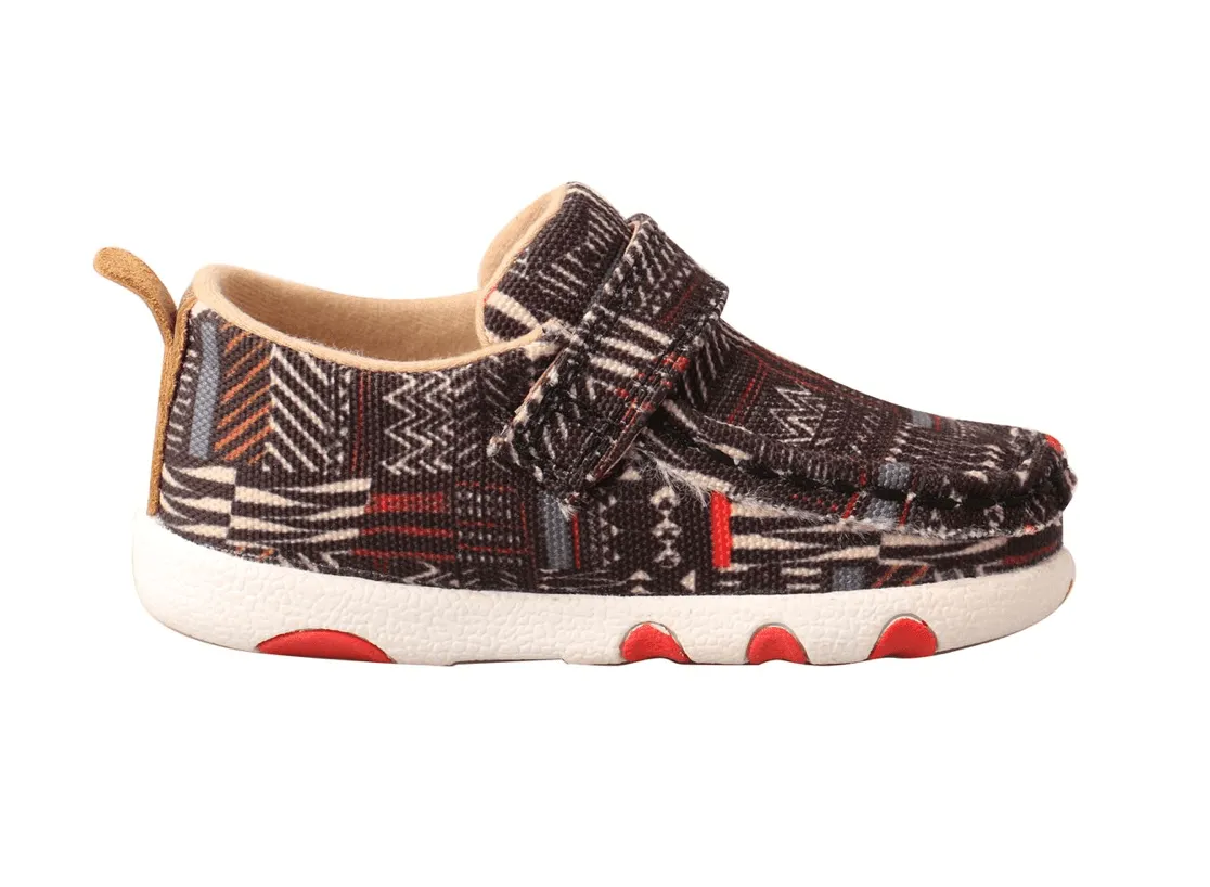 Twisted X Toddler Hooey Driving Moc Black Multi ICA0020 natural materials Hiking Boots