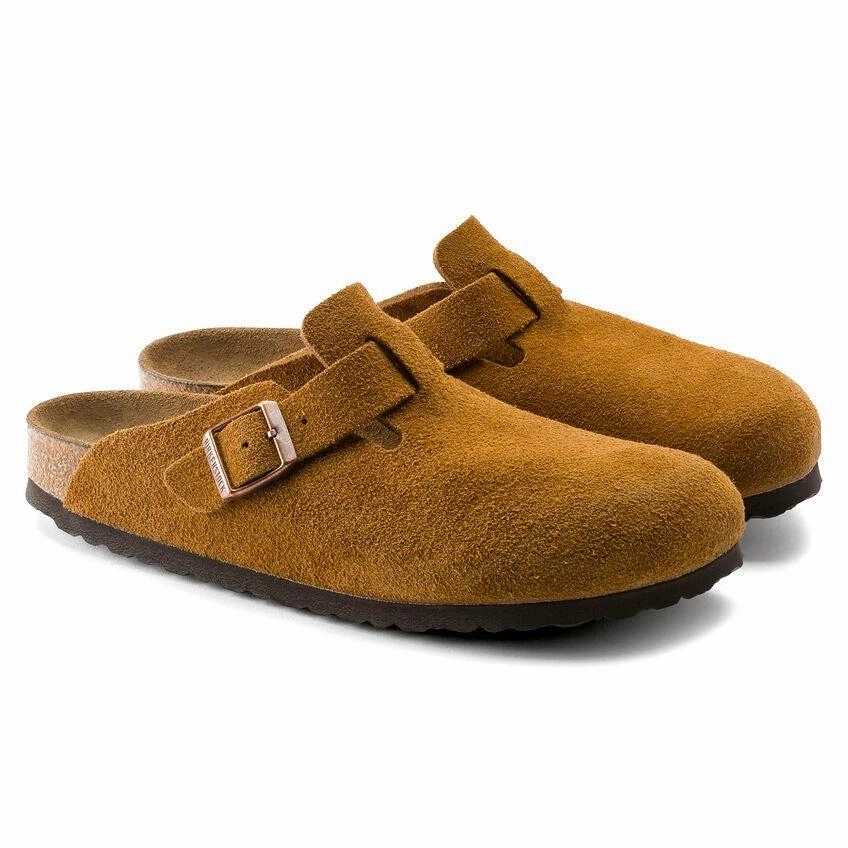Comfort Fit Boston | Soft Footbed | Suede | Mink