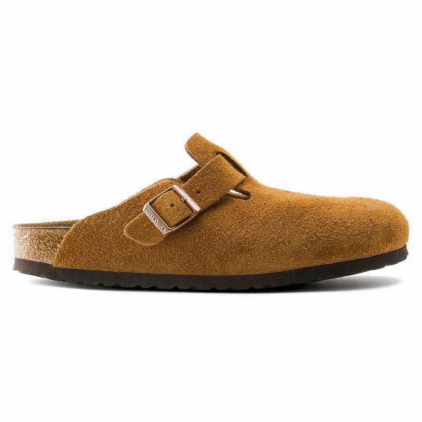 Boston | Soft Footbed | Suede | Mink Lace Tie