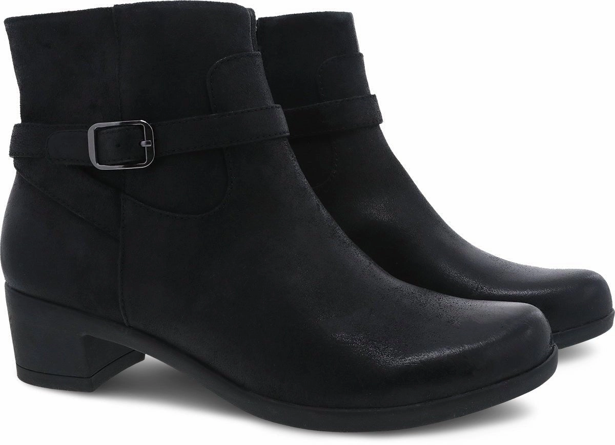 zipper waterproof Cagney | Burnished Suede | Black