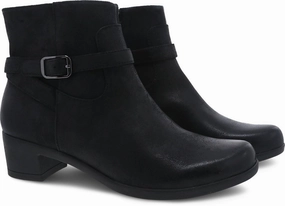 zipper waterproof Cagney | Burnished Suede | Black