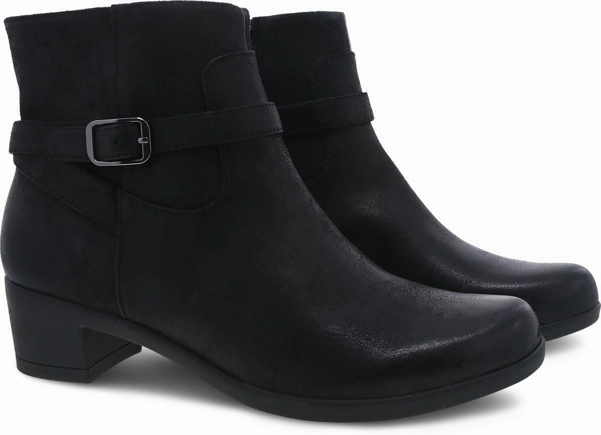 zipper waterproof Cagney | Burnished Suede | Black