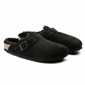 Comfort Bend Fast Track Boston Shearling | Suede | Black