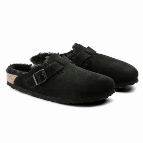 Comfort Bend Fast Track Boston Shearling | Suede | Black