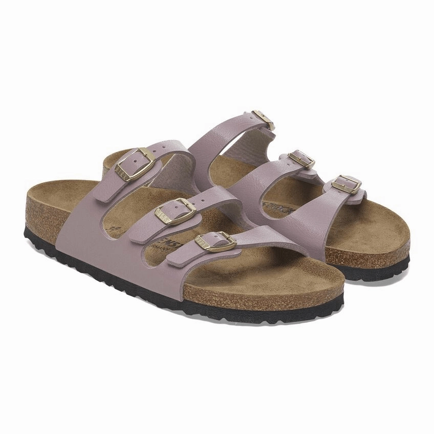 Florida | Birko-Flor | Graceful Faded Purple Support Feel Summer Travel Footwear