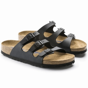 Florida | Soft Footbed | Birko-Flor | Black Comfortable For All-Day Wear Practical And Stylish Footwear