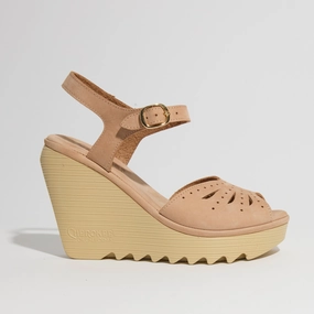 Flower High Beep Tan Nubuck Everyday Comfort Breathable Design