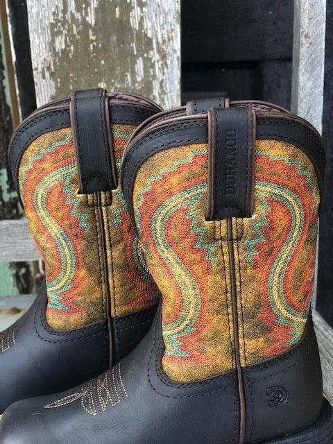 Wedding Reception Durango Childrens and Youth Lil' Rebel Pro Burnt Orange & Brown Square Toe Boots DBT0230C DBT0230Y