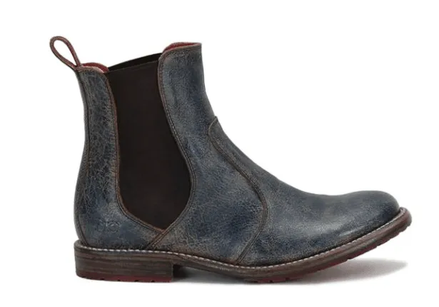 Comfort arch Bed Stu Women's Nandi Cobalt Blue Lux Leather Ankle Boots F301008-CBLLUX